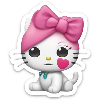Hello-kitty hello-kitty sticker