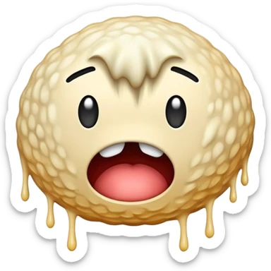 gassy butt making crazy noises gassy sticker