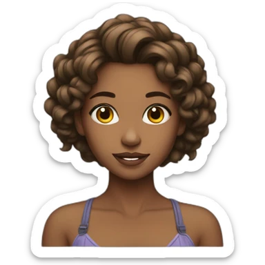 the prettiest girl in the world sticker