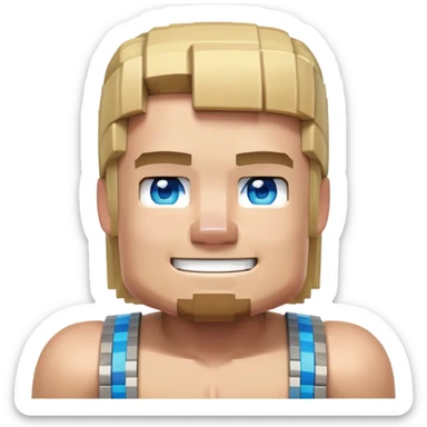 Minecraft Steve character sticker