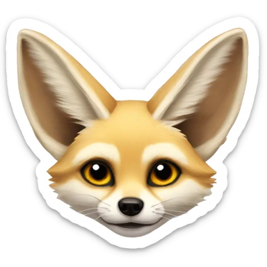 fennec fox sticker