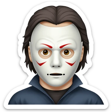 Micheal myers sticker
