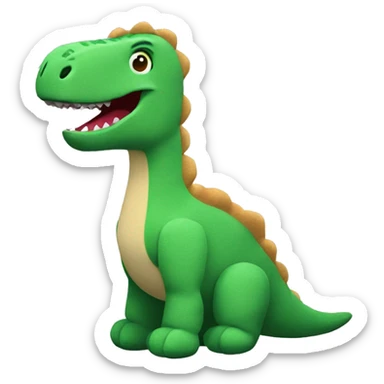 Dinosaure plushie  sticker