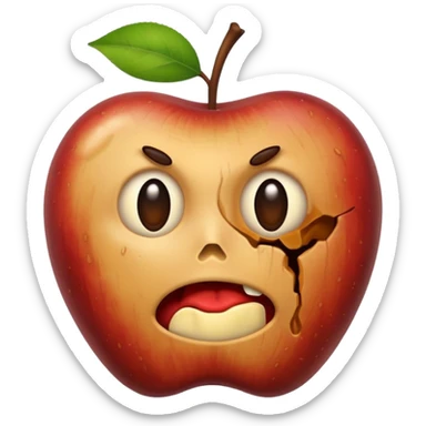 Rotten Apple sticker