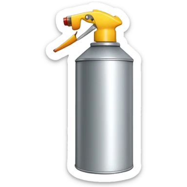 A can of Raid roach spray spraying roach spray sticker