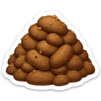 caca qui fait caca sticker