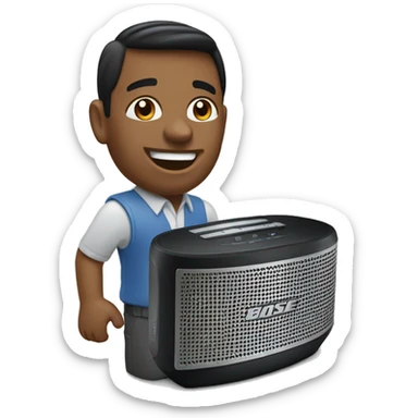 Bose Bluetooth speaker sticker
