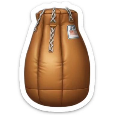 boxing bag sticker
