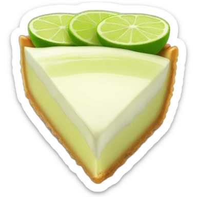 Key lime pie  sticker
