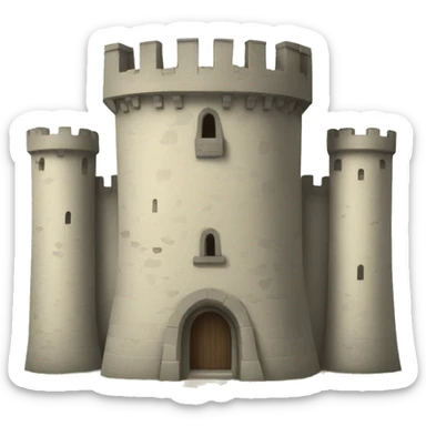 medieval castle tower sticker