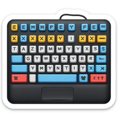 gaming keyboard sticker