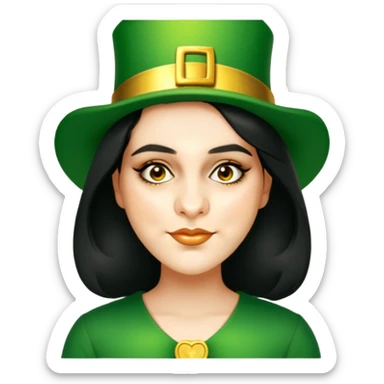 Celebratory Leprechaun sticker