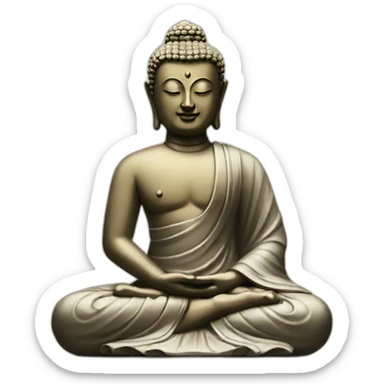 Buddha sticker