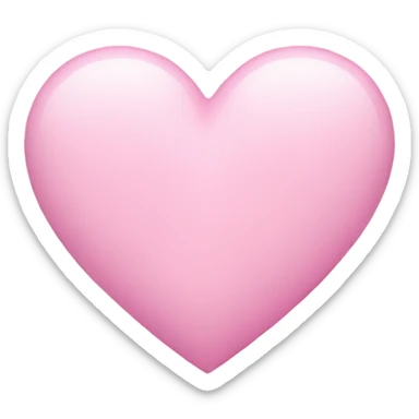pink pastel heart sticker