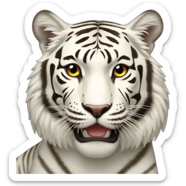 Tigre blanc sticker