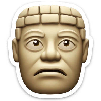 a "Cabeza Clava" of the "Chavin Culture" Inkanapolis sticker