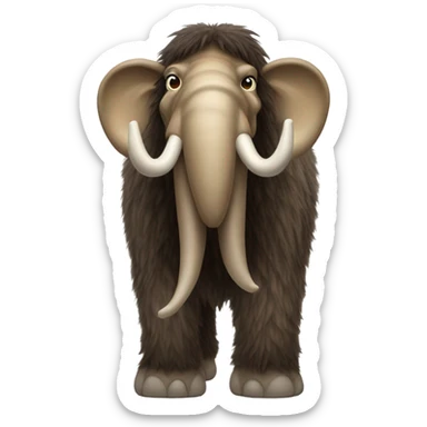Woolly mammoth  sticker