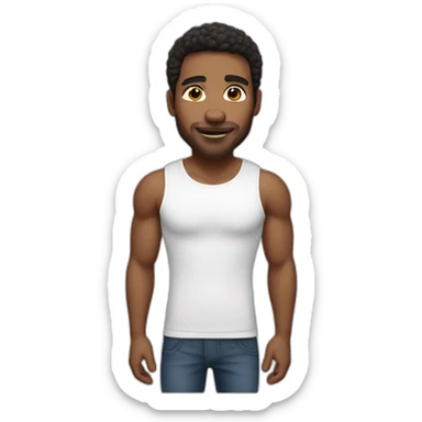 hunk cottage cheese lover sticker