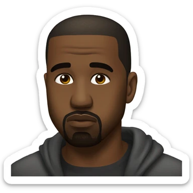 kanye west sad sticker