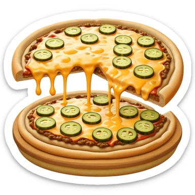 big mac pizza sticker