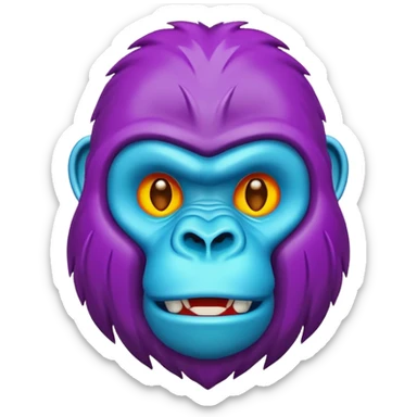 gorilla tag logo sticker