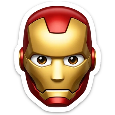  Create an Iron Man emoji. sticker