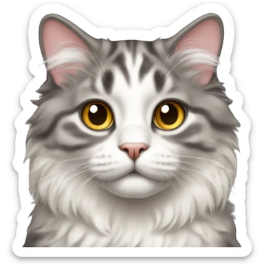 American Curl Cat sticker