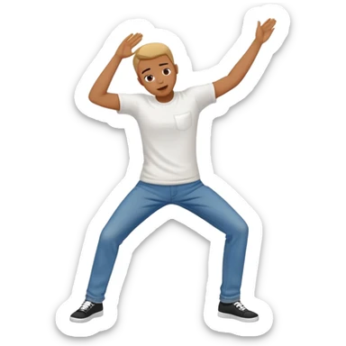 Alguien haciendo el dab  sticker