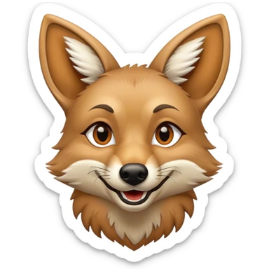 Happy Coyote sticker