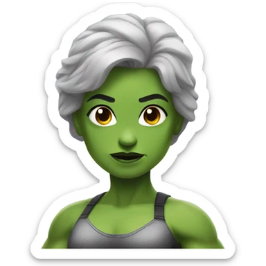 Smini female hulk sticker