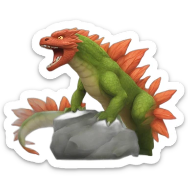 Goji (proportional)calm (realistic) (Godzilla King of the Monsters, 2019) sticker