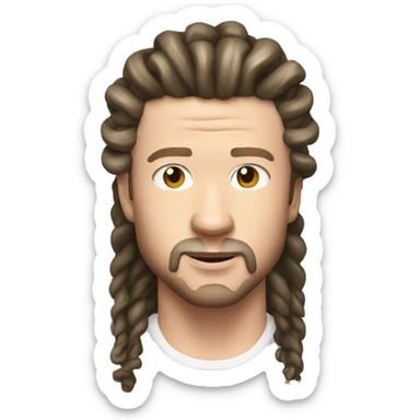 2003 justin timberlake with noodle hair sticker