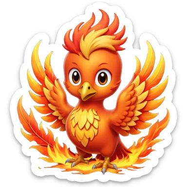Baby phoenix - rising from ashes








 sticker