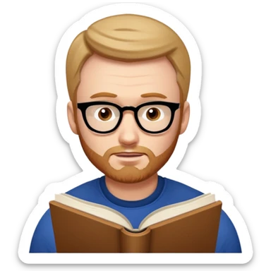 christ evan read book sticker