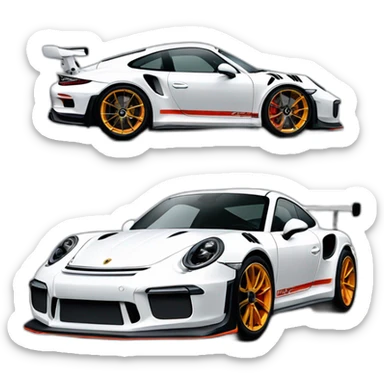 Porshe 911 gt3 rs  sticker