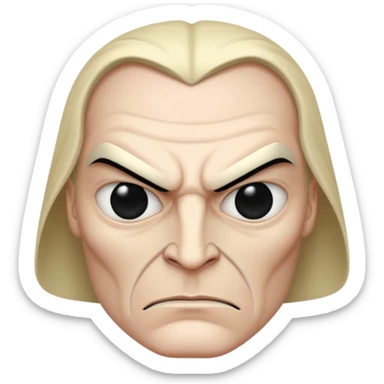 Hatred - intense dislike or ill will toward someone - super villian sticker