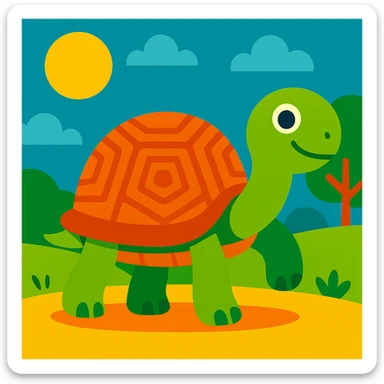 Turtle sticker