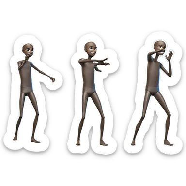 boy on white background sticker