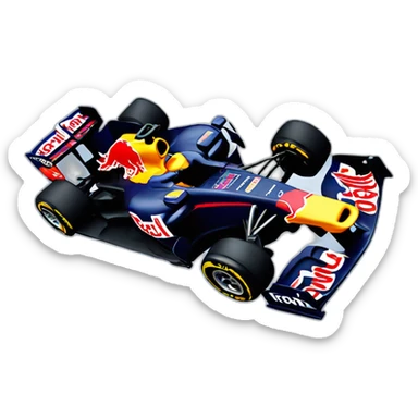Red Bull formula 1 car sticker