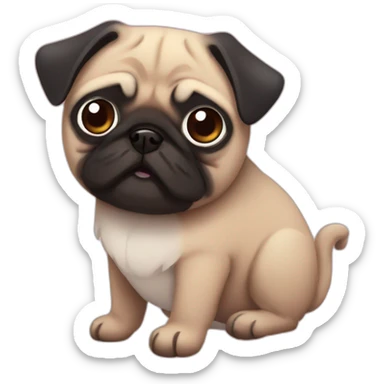 NYAN PUGS sticker