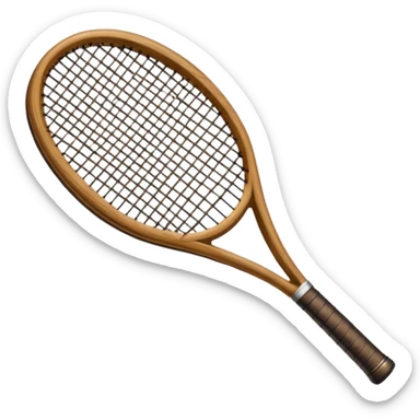 Tennis racket sticker