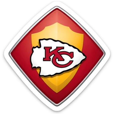 Kansas City Chiefs Logo Just the Arrowhead sticker