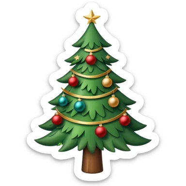 arbol de navidad sticker