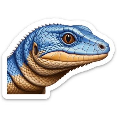 Griraffe blue tongue  images na a face image only a tongue image sticker
