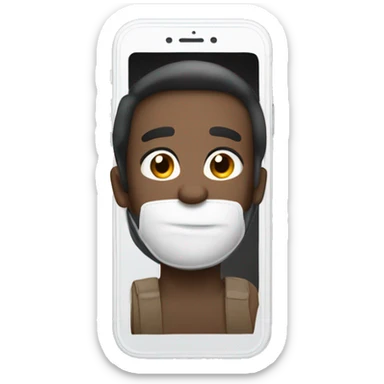 white iPhone 14 Pro sticker