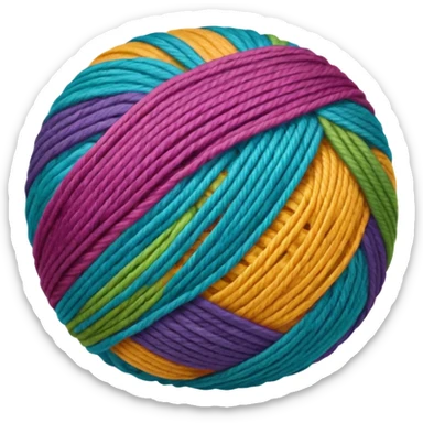 ball of yarn sticker