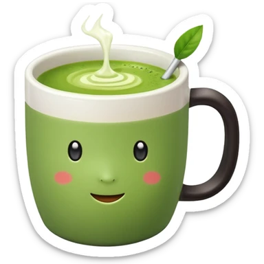 matcha drink sticker
