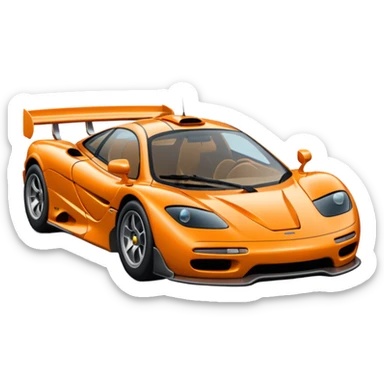 A McLaren f1 car sticker