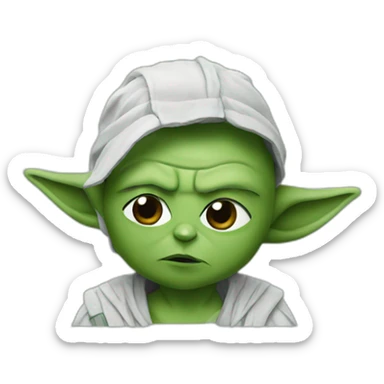 Jets + Yoda sticker