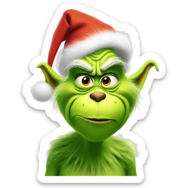 Grinch sticker